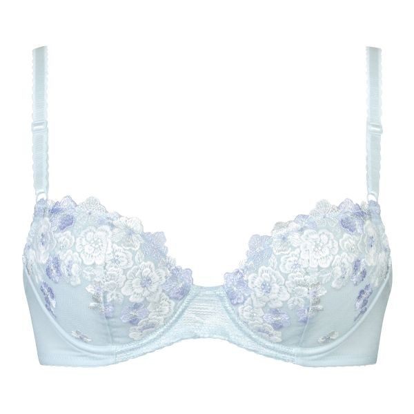 华歌尔日本内衣女士小胸聚拢上托显大日系刺绣蕾丝性感紫色文胸罩,淘宝优惠券,粉丝福利购,淘宝优惠卷