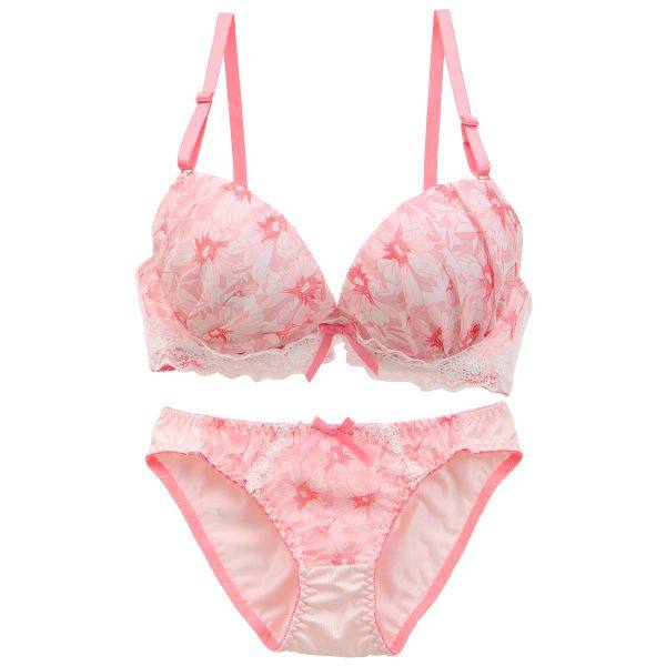 诗萝涵朵文胸套装a-d尺码美胸印花 shirohato海外文胸套装