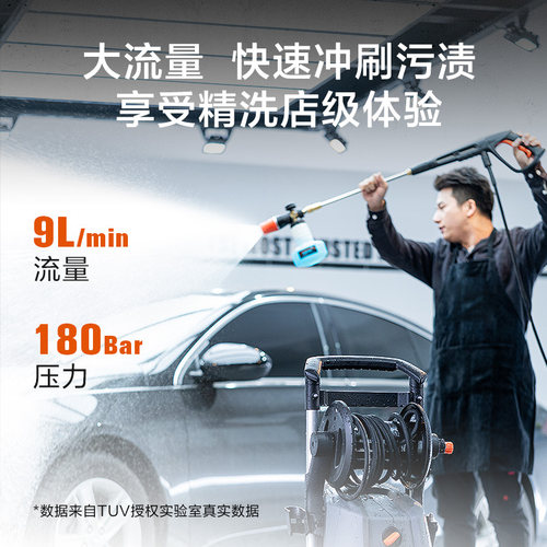 亿力7580洗车机庭院清洗机家商用水泵高压水枪冲洗地面神器大功率 - 图2