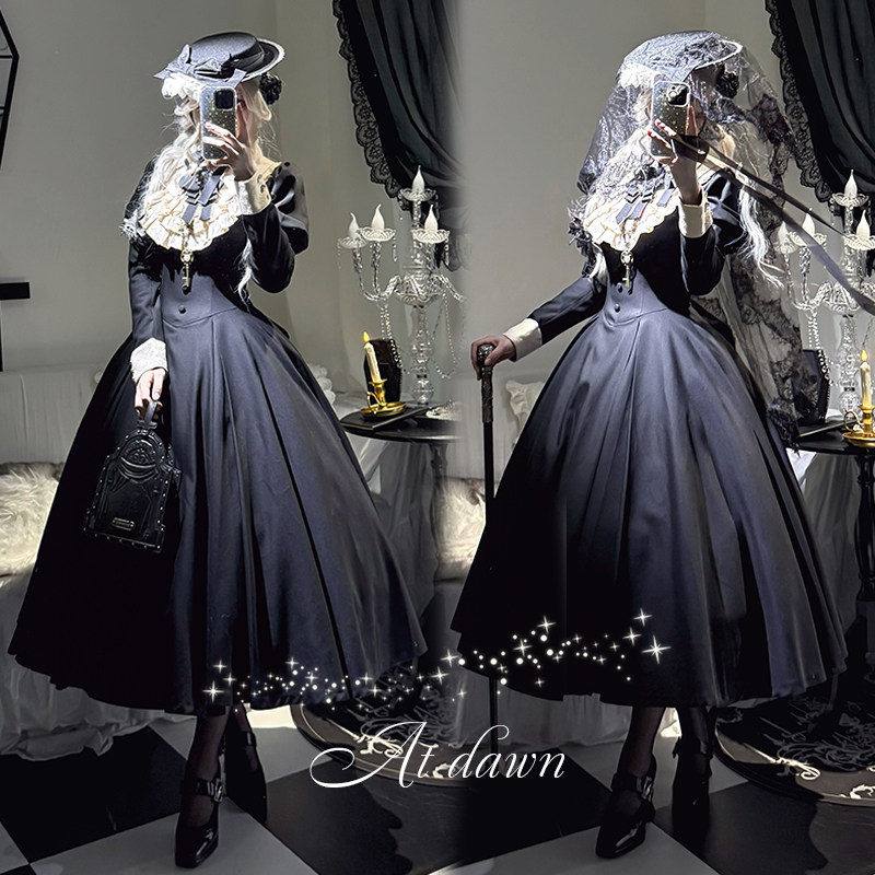 卡纳卡【黎明之时】原创Lolita暗黑优雅连衣裙定金已截团工期中,淘宝优惠券,粉丝福利购,淘宝优惠卷