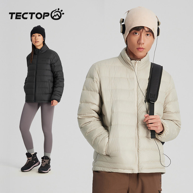 探拓户外轻薄排骨羽绒服男女款85鸭绒保暖冲锋衣内胆徒步登山外套