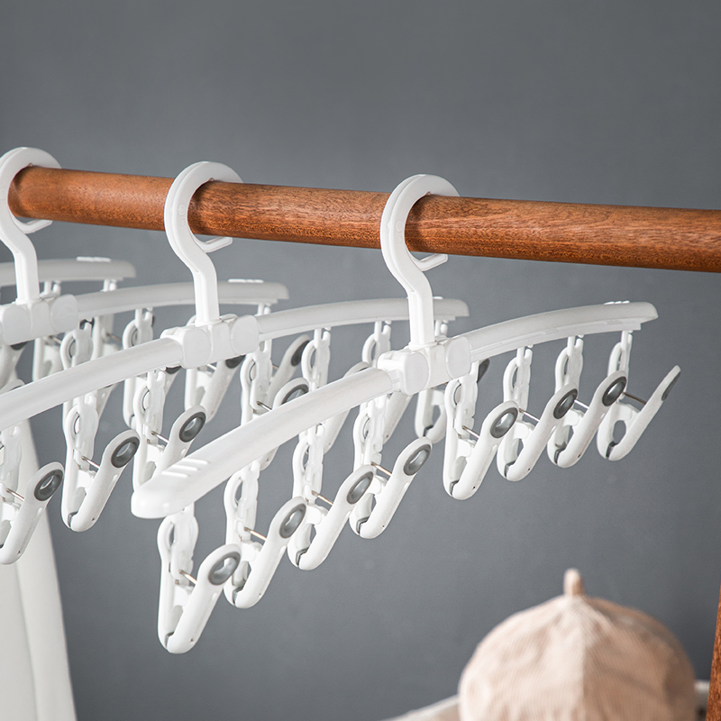 多夹子折叠晾衣架凉内衣内裤袜子架无痕防风多功能旅行出差便携式,淘宝优惠券,粉丝福利购,淘宝优惠卷