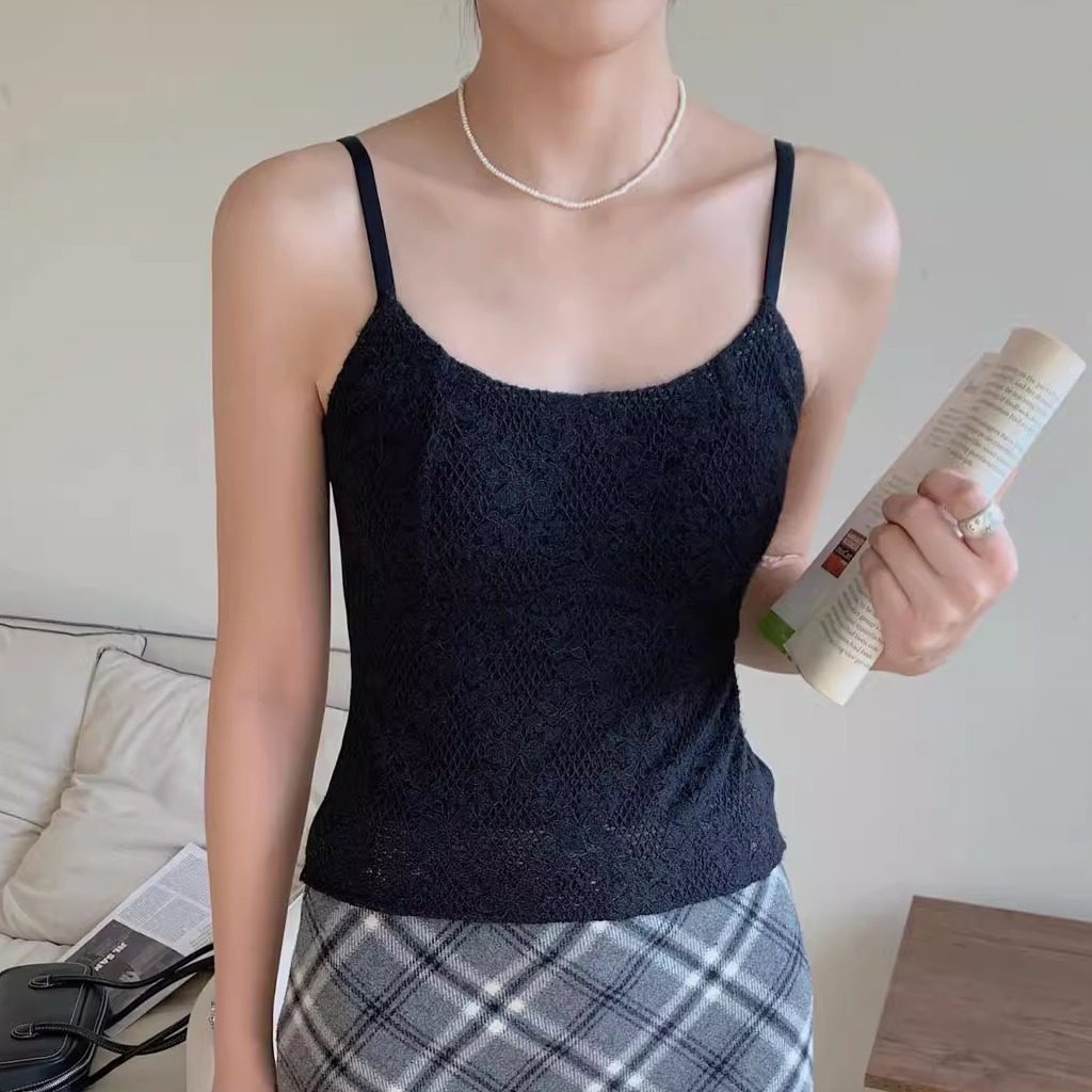 Apiece云朵性感蕾丝保暖吊带背心女带胸垫文胸罩一体内搭抹胸上衣,淘宝优惠券,粉丝福利购,淘宝优惠卷