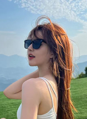 赵露思同款防紫外线太阳镜近视镜