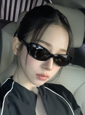 柳智敏同款欧美风发箍墨镜辣妹方圆脸显瘦女时尚高级感个性太阳镜