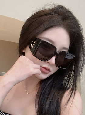 欧美大框凹造型偏光高级感太阳镜