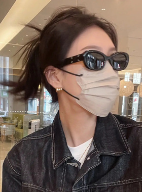 gm韩版椭圆遮阳女辣妹个性太阳镜