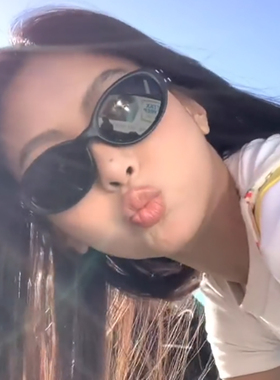 骑行gm椭圆太阳眼镜防紫外线个性