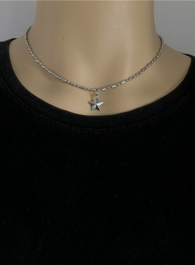 RIIZE朴元彬同款星星五角星项链