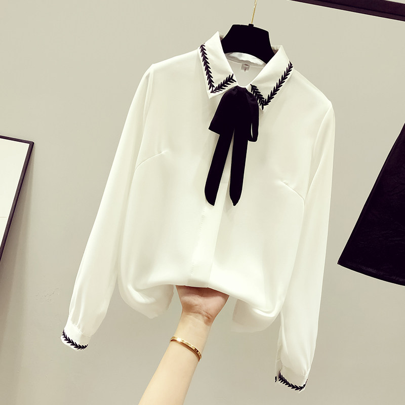 设计感小众女士秋装2020年新款长袖 saronala莎欧娜拉衬衫