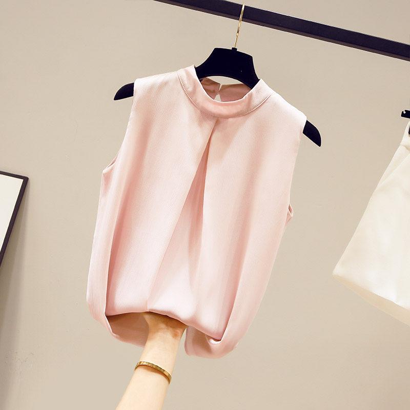 雪纺白短袖女装夏季2020年新款衬衫 saronala莎欧娜拉蕾丝衫/雪纺衫