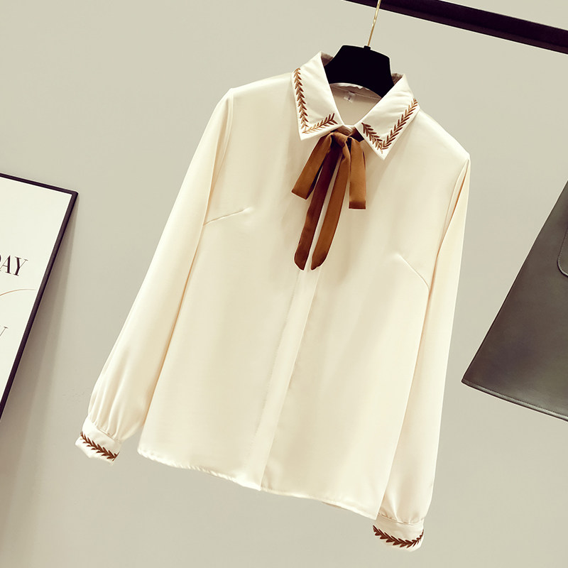 设计感小众女士秋装2020年新款长袖 saronala莎欧娜拉衬衫