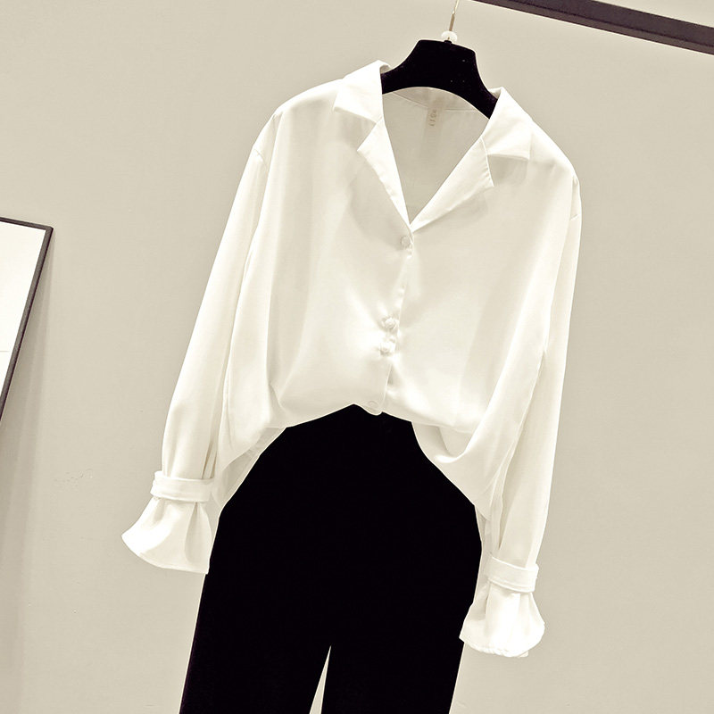 设计感小众轻熟雪纺女士新款白衬衣 saronala莎欧娜拉衬衫