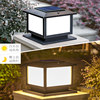 Nuanduo Solar Pillar Lamp Outdoor Wall Fence Lamp