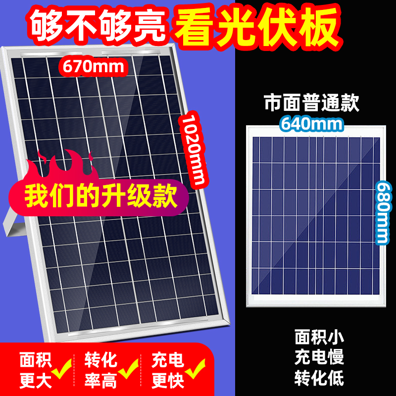 太阳能路灯户外灯全套6米7米8米超亮新农村道路LED照明庭院路灯杆 - 图3