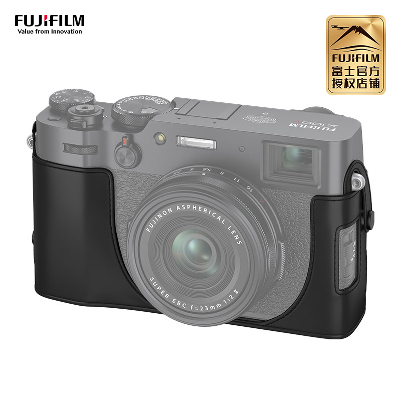 Fujifilm/富士配件LC-X100V原装皮革包适用X100VI x100v相机皮套