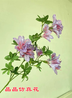 仿真杜鹃花假花绢花树枝