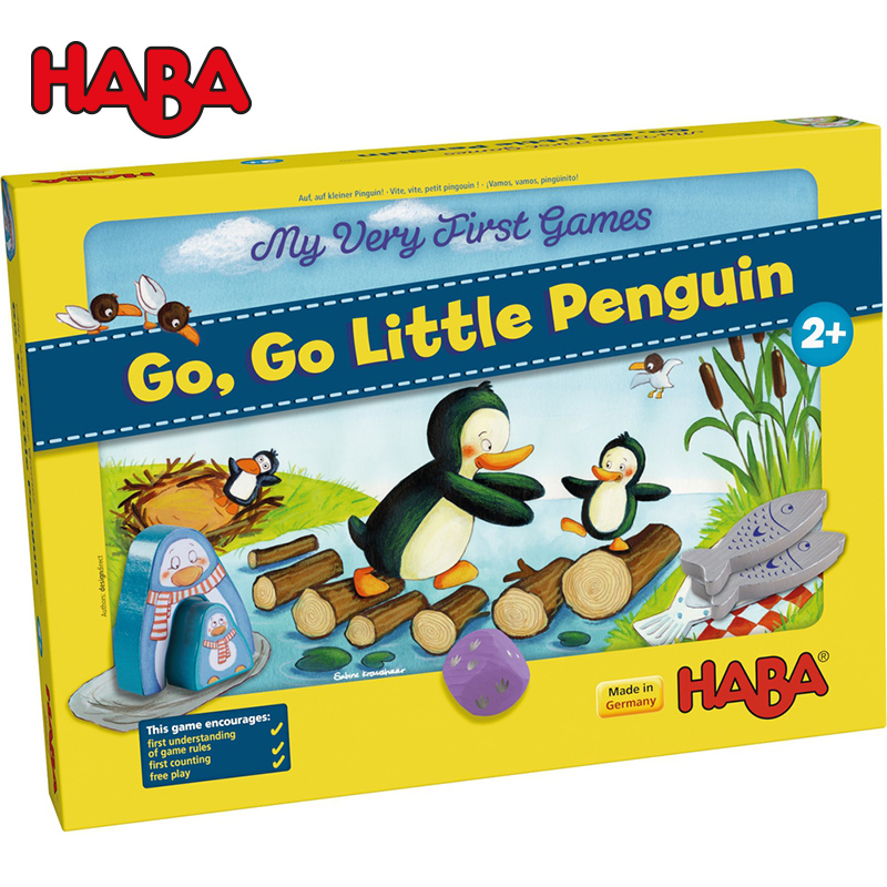 德国原装HABA企鹅向前冲3岁4-5-6岁小孩桌面智力玩具注意力观察力 - 图3