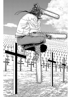 电锯人动漫海报链锯人玛奇玛电次帕瓦二次元宿舍卧室墙贴装饰画