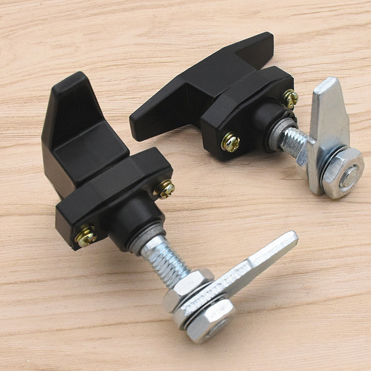 海坦压紧把手锁MS309-2机箱机柜门锁电控箱压缩式转动锁 - 图2