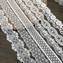 Quality brief Lace Lock Side Cotton Thread Embroidered Lace DIY Clothing Skirt Splicing Wedding Dress Material Decorative Accessories