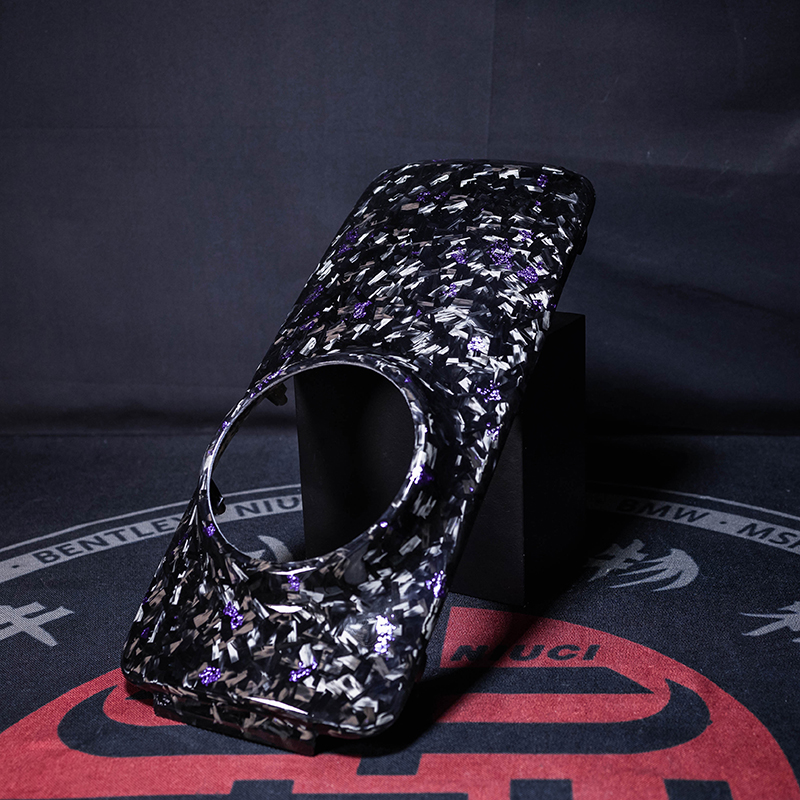 小牛电动车改装NQI系列NGT/N1S锻造紫箔碳纤维大灯面板外壳前面板 - 图1