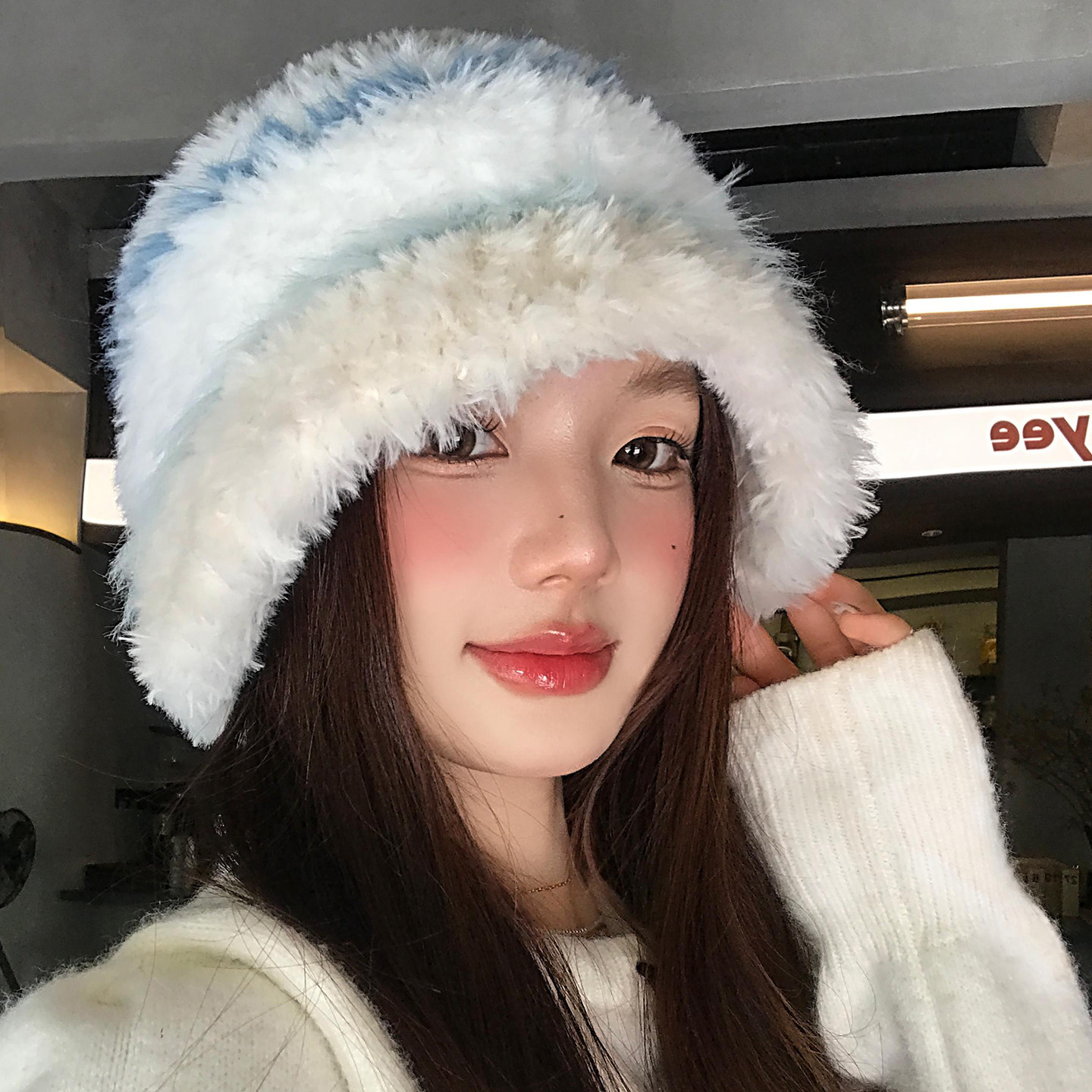 大头围加厚毛绒帽子女秋冬季显脸小护耳针织帽韩系保暖防寒渔夫帽,淘宝优惠券,粉丝福利购,淘宝优惠卷