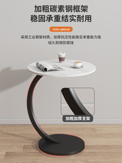 Тумбочки 网红小圆桌子沙发边几可移动边柜迷你茶几现代简约床头柜推车边桌 Zi Xuan