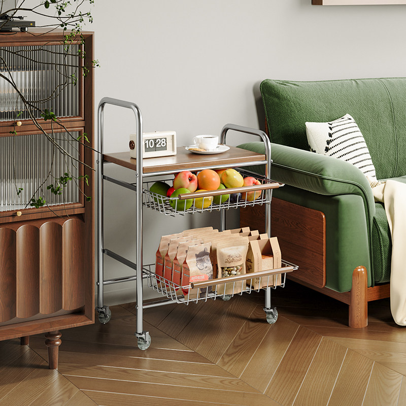 家用小推车可移动边几客厅沙发多功能零食架子茶几简约收纳置物架,淘宝优惠券,粉丝福利购,淘宝优惠卷