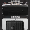 Large-capacity suitcase solid color light-tone wear-resistant universal wheels