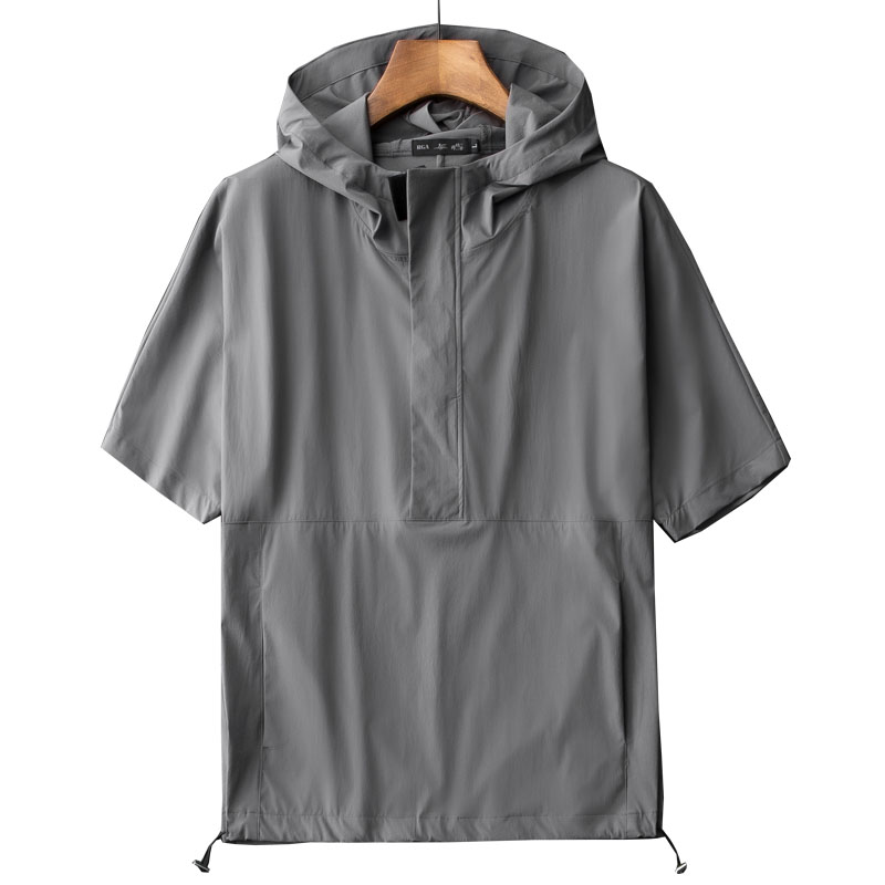 夏季连帽t恤男短袖宽松男潮流卫衣 邦玛士T恤