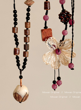 新中式菩提花小众项链