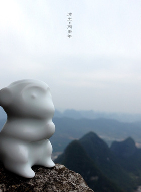 恭喜发财桌面礼物陶瓷