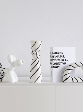 现代轻奢意式极简摆件高级感小众