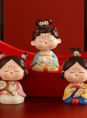 西安文创纪念品唐仕女桌面小摆件