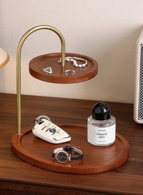 入户放钥匙收纳神器实木挂架高级