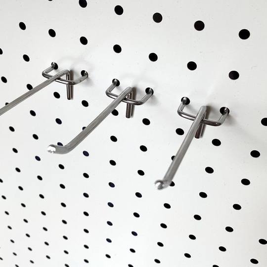 洞洞板挂钩超市小商品挂勾孔板挂钩三角钩手机配件展示货架三脚勾