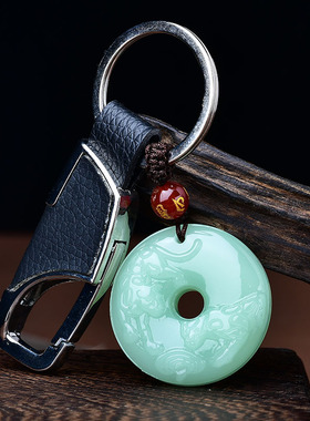 祥安灵阁犬来显达吊坠属兔2026年翡翠玉吉祥物男女生肖兔佩戴挂件