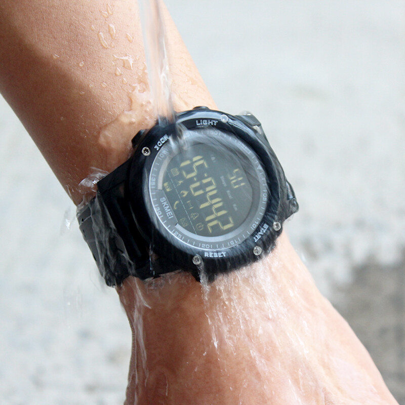 时刻美智能防水男女多功能时尚闹钟 skmei博之轮国产腕表