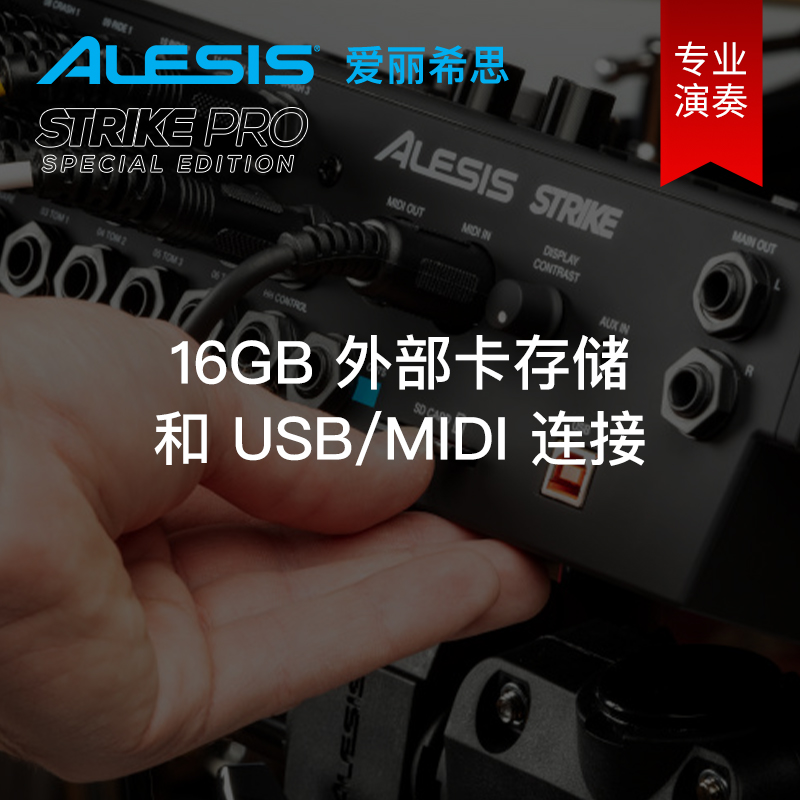 爱丽希思ALESIS Strike Pro SE特别版专业电子鼓架子鼓套装 - 图2