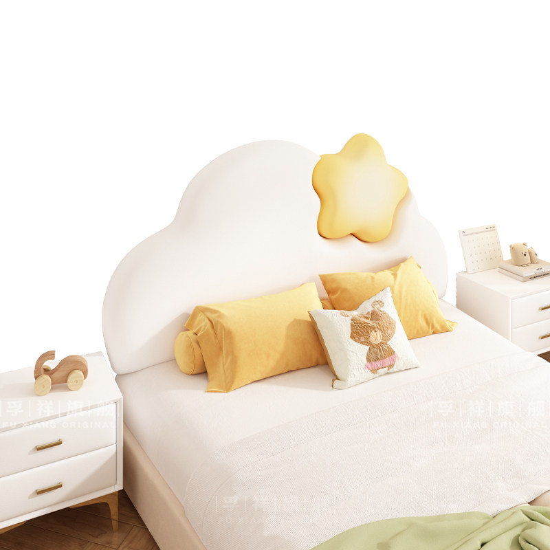 榻榻米软包墙围儿童房加厚床头软包大靠垫可爱云朵防撞板墙贴自粘,淘宝优惠券,粉丝福利购,淘宝优惠卷