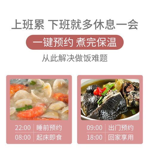 紫砂锅煲汤插电陶瓷家用电砂锅电炖煲全自动智能电炖锅小炖锅迷你 - 图0