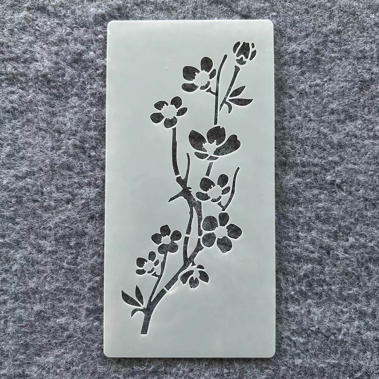 新款植物彩绘型糊染模板加厚可反复使用蓝染儿童涂鸦绘画镂空模板,淘宝优惠券,粉丝福利购,淘宝优惠卷