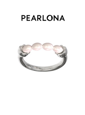 PEARLONA原创设计女小米珠戒指