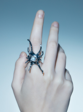 PEARLONA巴洛克珍珠设计师戒指女