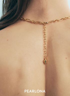 海螺复兴巴洛克珍珠尖海螺可拆卸毛衣链新品时髦知识分子