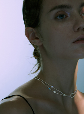 PEARLONA巴洛克珍珠拼接轻奢项链