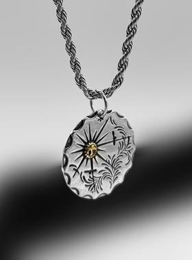 WHYBLUE小众复古大鹰太阳神项链