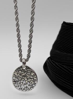 WHYBLUE复古三角眼项链男