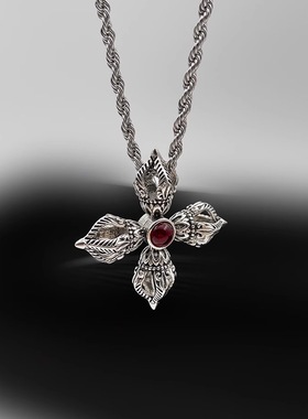 WHYBLUE神魔十字金刚杵系列项链